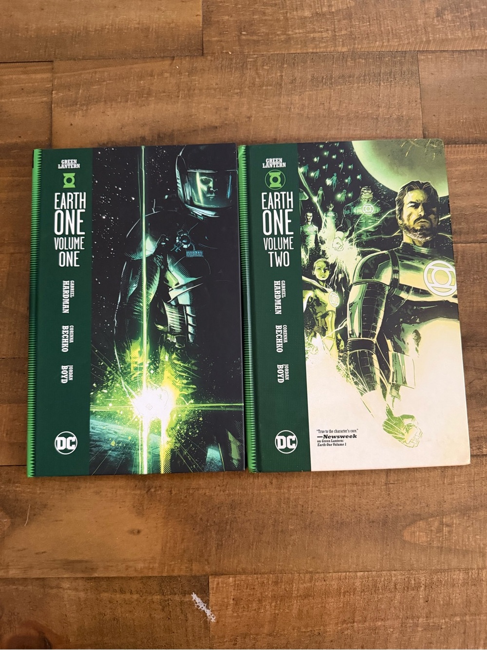 DC Green Lantern: Earth One Volume One & Two Green/Black Cover Set
